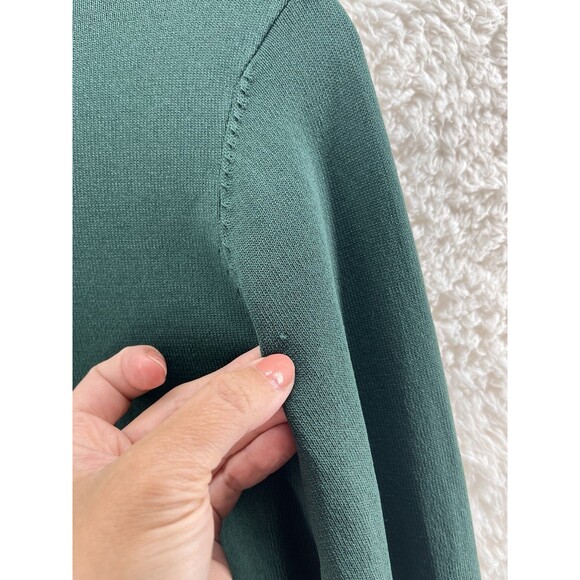 Tuckernuck Evergreen Knit Vanessa Top Size S High Crewneck Slim Fit Base Layer - Picture 6 of 7